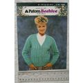 1983 Patons 7309 lace panel raglan cardigan, 4 ply