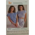 Vintage: King Cole 639 slipover and midriff top...