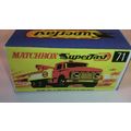 Matchbox - No71 Wreck Truck SF Replica Box