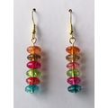 Multicolor Quartz, Gemstone, Gold Plated Hooks, Colorful Boho Jewellery Earrings