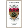 WILLS Cigarette card Borough Arms ALDERSHOT No....