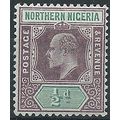 Northern Nigeria 1910 SG10 1/2d Dull Purple & G...