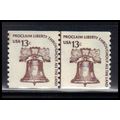 1618 13c Liberty Bell Just Clears MNH CLP KA9248