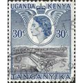 EAST AFRICAN COMMUNITY, Owen dam falls, blue 19...