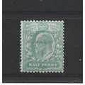 GB.SG217 1/2d Pale Yellowish Green.Colour Unche...