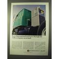 1970 International Harvester Truck Ad, Computer on Back