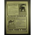 1924 Thos. Cook & Son Cruise Ad - Around the world
