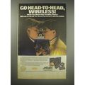 1990 Acclaim Double Player System Ad - Go head-to-head, wireless