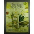 1971 Eve Cigarettes Ad - The lady has taste