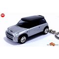 RARE KEYCHAIN SILVER BLACK BMW MINI COOPER CUST...