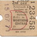 B.R.B. Ultimatic Ticket - Portsmouth & Southsea...