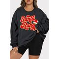 Black Plus Size Santa Baby Christmas Hat Textur...