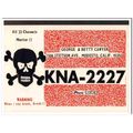 kna-2227 george cawyer modesto calif 1960s cb q...