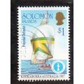 SOL 1987 $1.00 'AMERICA'S CUP - KOOKABURRA , AU...