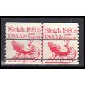 1900a 5.2c Sleigh Fine MNH Dry Gum CNP Left 5 P...