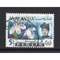 Malaysia (Perlis) - 1965 - 5c Paphiopedilum Niv...