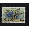 BARBADOS High Value $10 Tropical Fish stamps of...