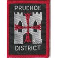 Scout Badge UK - Prudhoe - White Back (BY38)
