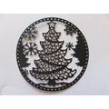 4 x Tattered Lace Die Cuts Snowglobe Tree in Black