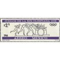 MEXICO, OLYMPICS, Mexico Torch Bearer, blue 196...