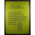 1966 General Electric Chemical & Metallurgical Division Ad - With a Name Like