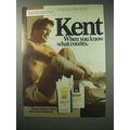 1983 Kent Cigarettes Ad - Know What Counts
