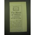 1948 Alfred A. Knopf Book Ad - The Blood of oth...