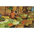Bankok Boat Women Vendors Of Fruits In The Klon...