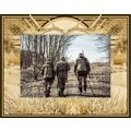 Big Buck Hunting Laser Engraved Wood Picture Fr...