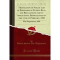 Translation of Police Law of Railroads of Puert...