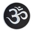 Om Hindu Symbol Iron On Patch Sew Spiritual Bad...