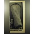1960 Interwoven Socks Advertisement - Over the calf length