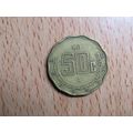 Mexico 1993 50 Centavos Coin