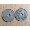 Belgium 1922 5 Centime Belgique (French Text) Coin