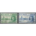 Victory - Malta 1946 - F H - SG 232/3