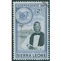 Sierra Leone 1961 2d black & ultramarine SG226 CTO