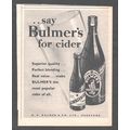 BULMER'S CIDER drink HEREFORD :- Original Vinta...