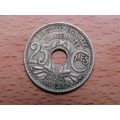 France Republic 1938 25 Centimes Coin
