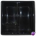 Recessed Shampoo - Soap Porcelain Black Glossy