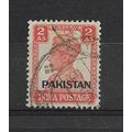 Pakistan.SG6 2a Vermilion.Fine Used.Aug19