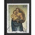 ITALY 1983 CHRISTMAS 400L SISTINE MADONNA SG 18...
