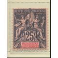 Madagascar Stamp Scott #38, Mint Hinged