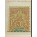 Madagascar Stamp Scott #37, Mint Hinged