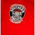 Vtg Southern Pacific Railroad Lines L T-Shirt S...