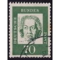 GERMANY 1961 70pf Ludwig Beethoven Sc#835a USED...