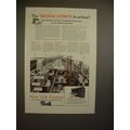 1944 New York Central Train Ad - Signal Corps in Action