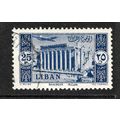 LEBANON 1954 SG 495 25p BLUE BAALBEK FINE USED