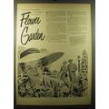 1950 New York Life Insurance Ad - Flower Garden