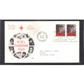FDC Rose Craft 6c Christmas Pair (Cachet-Typed/...