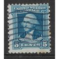USA 1932 BIRTH CENT GEORGE WASHINGTON 5c BLUE S...